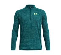 Under Armour Boys Boy's Junior Tech Textured 1/2 Zip Sleeve Top in Blue - Size 13-14Y
