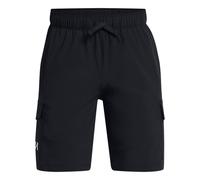 Under Armour Boys Boy's Juniors Pennant Woven Cargo Shorts in Black - Size 7-8Y