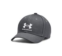 Under Armour Boys Branded Lockup Adjustable Cap Hat Grey Junior