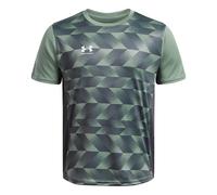 Under Armour Boys Challenger Printed T-Shirt Colour: Green, Size: Youth Extra Small 120-130CM
