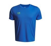 Under Armour Boys' Challenger Train Short Sleeve, Lightweight and Quick-Drying Sports Top, Boys' T-Shirt for Training, PE and Athletics,Blue Atlantis / / High Vis Yellow,YXS