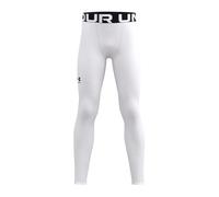 Under Armour Boys ColdGear Armour Baselayer Leggings, White (100)/Black, X-Large