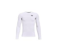 Under Armour Boys' ColdGear Armour Long Sleeve T-Shirt – White/Black – Youth Medium