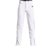 Under Armour Boys' Gameday Vanish Pipe 21 Pants, White (102)/Midnight Navy, L