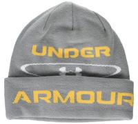 Under Armour Boys' Halftime Reversable Beanie Hats, (294) Pewter / / Rise, One Size