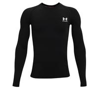 Under Armour Boys Hg Ls T-Shirt, Black, 10 - 12 Years EU, M