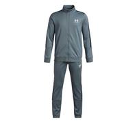 Under Armour Boys' Icon Knit Tracksuit, Comfortable and Lightweight Sportswear for Kids, Boys' Tracksuit for Sports, PE and Training,Jasper Blue/Black/White,YXL