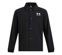 Under Armour Boys Icon Woven Coach Jacket - Black - 11-12 Years - Black - 87% Polyester/13% Elastane