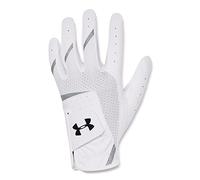 Under Armour White, Silver and Black Comfortable Junior Iso-Chill Left Hand Golf Glove, Size: Medium | American Golf