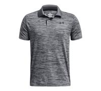 Under Armour Boys' Matchplay Golf Polo Shirt, (012) Pitch Gray Light Heather / / Black, L