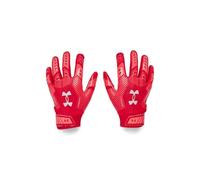 Under Armour Boys Pee Wee F9 Football Gloves (600) Red/Beta/Metallic Silver, One Size