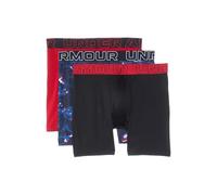 Under Armour Boys' Performance Boxer Briefs, Assorted FA202, Tech Blue/Red, L