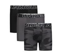 Under Armour Boys' Performance Boxer Briefs, Lightweight & Smooth Stretch Fit, Camo Multi Three Pack, S