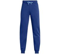 Under Armour Boys Project Rock Solid Patterned Slim Joggers in Blue - Size 7-8Y