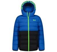 Under Armour Boy's Pronto Puffer Jacket, Blue Atlantis Colorblock, L