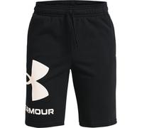 Under Armour Boys Rival Fleece Big Logo Short Colour: Black, Size: Youth Medium 140-150CM