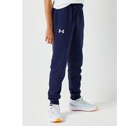 UNDER ARMOUR Boys Rival Fleece Joggers - Navy, Navy, Size M=9-10 Years Navy