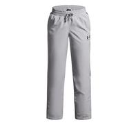 Under Armour Boys' Rival Woven Pant, Water-Repellent Boys' Trousers for Sports, PE and Athletics, Light and Comfy Kids' Tracksuit Bottoms,Mod Gray/Castlerock/Black,YMD