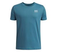 Under Armour Boy's Sportstyle Left Chest T-Shirt Blue/White S S