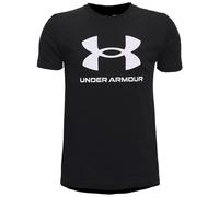 Under Armour Boys Sportstyle Logo T-Shirt Colour: Black, Size: Youth Small 130-140CM