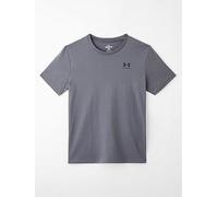 UNDER ARMOUR Boys Sportstyle Short Sleeve - Grey, Grey, Size L=11-12 Years Grey