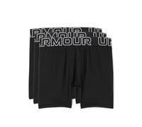 Under Armour Boy's Sticker Pop 2-Pack Boxer Set (Big Kids), Solid Black Three Pack, XL