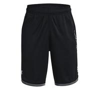 UNDER ARMOUR Boys Stunt 3.0 Shorts - Black/White, Black/White, Size M=9-10 Years Black/White