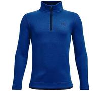 Under Armour Childrens Unisex Storm Kids Blue Fleece Sweater - Size Medium