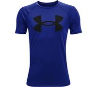 Under Armour Boys Tech Big Logo Short Sleeve T-Shirt , Royal Blue (400)/Black , X-Large