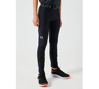 Under Armour UA HG Armour Leggings - Leggings - Bottoms - Black/White - Size: YSM
