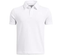 Under Armour Boys Ua B Icon Polo Shirt in White - Size 13Y
