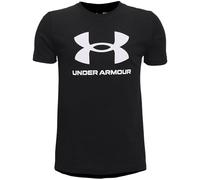 Under Armour Boys Sportstyle Logo T-Shirt Size: Youth Medium 140-150CM, Colour: Black
