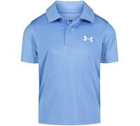 Under Armour Boys' UA Logo Short Sleeve Polo Shirt, Carolina Blue, 4T