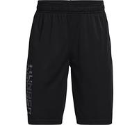 Under Armour Boys' UA Prototype 2.0 Wdmk Shorts, Lightweight, Soft, Comfortable Gym Shorts for Kids, Loose Long Shorts with Sweat-Wicking, Fast-Drying Material for PE, Football Training and More