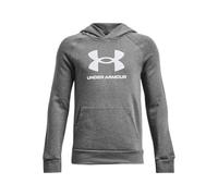 UNDER ARMOUR Boys Rival Fleece Big Logo Hoodie - Grey, Grey, Size S=7-8 Years Grey