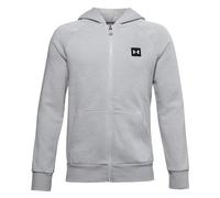 Under Armour Boys UA Rival Fleece Full-Zip Hoodie Size: Youth Large 150-160CM, Colour: Grey