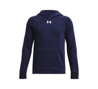UNDER ARMOUR Boys Rival Fleece Hoodie - Navy, Navy, Size S=7-8 Years Navy