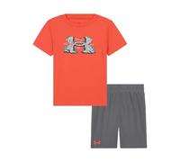 Under Armour Boy's Ua Rock Scramble Set, Fire, 6, Medium red, 6