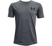 Under Armour Boys' UA Sportstyle Left Chest SS, Boys' Sports Shirt, Lightweight and Quick-Drying Running Top