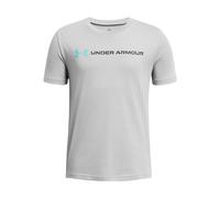 Under Armour Boy's Ua Team Issue Wordmark Shorts Sleeve T-Shirt, (011) Mod Gray Medium Heather / / Black, M