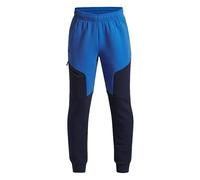 Under Armour Boys Unstoppable Fleece Jogger Size: Youth Medium 140-150CM, Colour: Navy