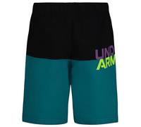 Under Armour Boys' Volley Fashion Swim Trunk, Circuit Teal Color Block, Large