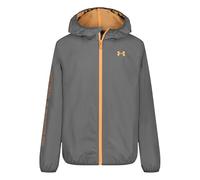 Under Armour Boys Wintuck Wordmark Windbreaker Jacket, UA Storm Technology, 5K/5K Windproof Water-Repellent Shell, Mesh-Lined, Age 14, Clay Green