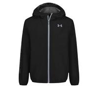 Under Armour Boys Wintuck Wordmark Windbreaker Jacket, UA Storm Technology, 5K/5K Windproof Water-Repellent Shell, Mesh-Lined, Age 14, Black