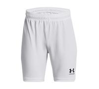 Under Armour Boys Football Challenger Core Shorts, Fast-Drying, Sweat-Wicking, 4-Way Stretch, White L