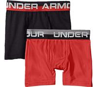 Under Armour boys2 Pack Performance Boxer Briefs Boxer-Briefs - Multi - Large Red/Black