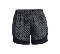 Under Armour Challenger Pro Women's Ultra Lightweight 4-Way Stretch Printed Shorts, black-white, M