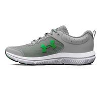Under Armour Men's Charged Assert 10 Running Shoe, (103) Mod Gray/Mod Gray/Green Screen, 10 X-Wide