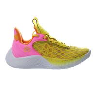Under Armour Childrens Unisex Curry Flow 9 Sesame Street Yellow Kids Trainers - Size UK 4.5