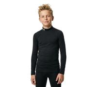 UNDER ARMOUR Boys Cold Gear Mock Long Sleeve Top - Black, Black, Size M=9-10 Years Black